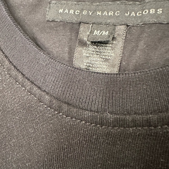 Marc Jacobs Black Mini Dress with White Floral Pattern - Picture 7 of 9